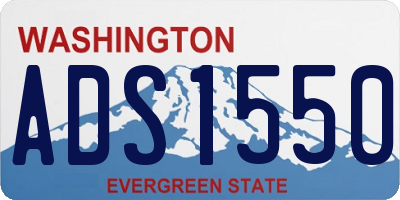 WA license plate ADS1550