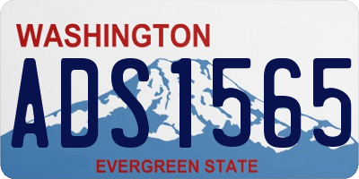 WA license plate ADS1565