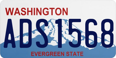 WA license plate ADS1568