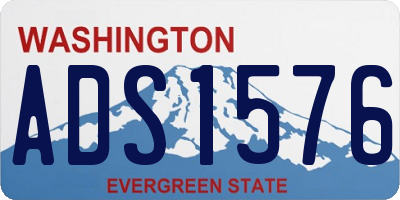 WA license plate ADS1576
