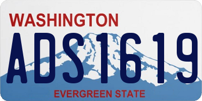 WA license plate ADS1619