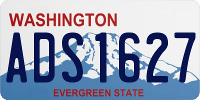 WA license plate ADS1627