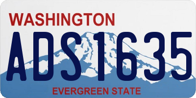 WA license plate ADS1635