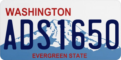 WA license plate ADS1650