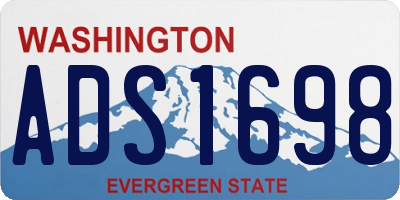 WA license plate ADS1698