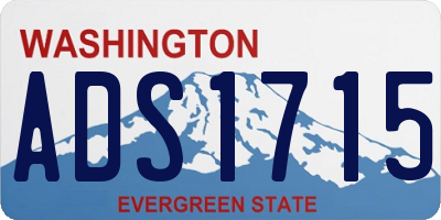 WA license plate ADS1715