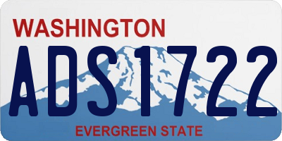 WA license plate ADS1722
