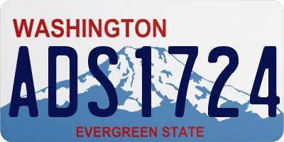 WA license plate ADS1724