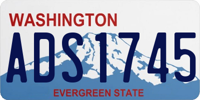 WA license plate ADS1745