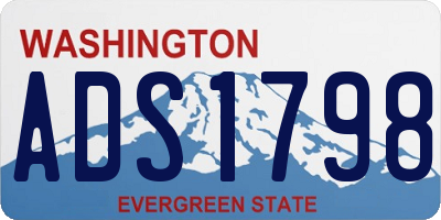 WA license plate ADS1798