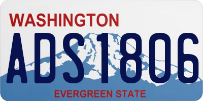 WA license plate ADS1806
