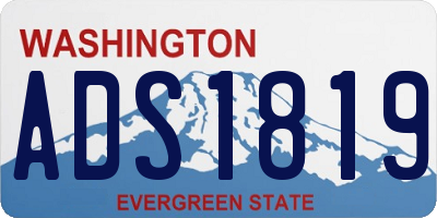 WA license plate ADS1819