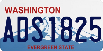 WA license plate ADS1825