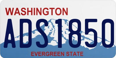 WA license plate ADS1850