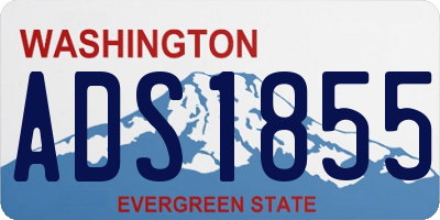 WA license plate ADS1855