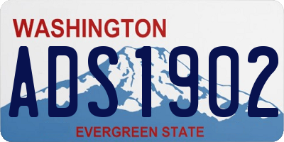 WA license plate ADS1902
