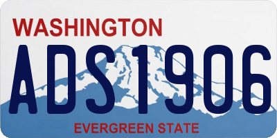 WA license plate ADS1906