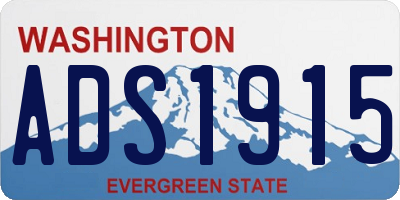 WA license plate ADS1915