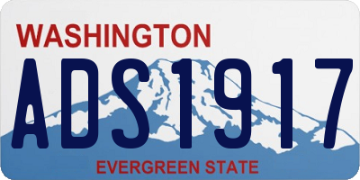 WA license plate ADS1917