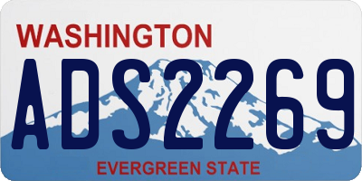 WA license plate ADS2269