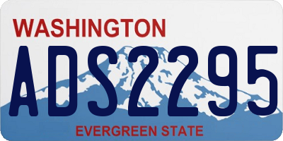 WA license plate ADS2295