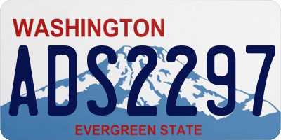 WA license plate ADS2297