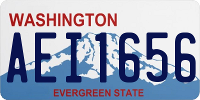 WA license plate AEI1656