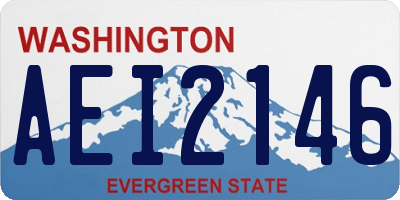 WA license plate AEI2146