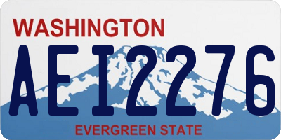 WA license plate AEI2276