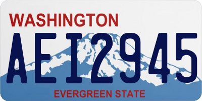 WA license plate AEI2945