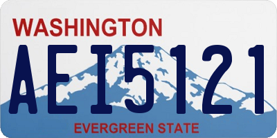WA license plate AEI5121