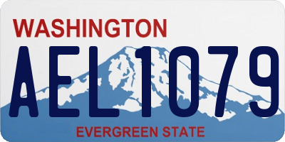 WA license plate AEL1079