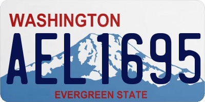 WA license plate AEL1695