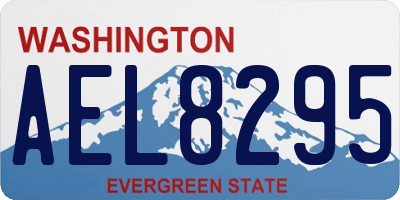 WA license plate AEL8295