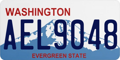 WA license plate AEL9048