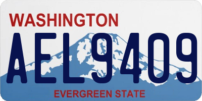 WA license plate AEL9409