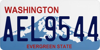 WA license plate AEL9544
