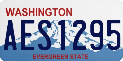 WA license plate AES1295