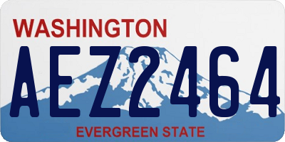 WA license plate AEZ2464