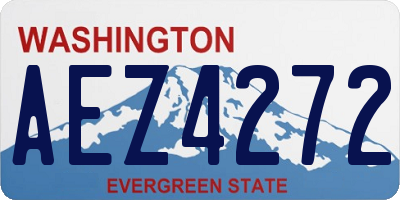 WA license plate AEZ4272