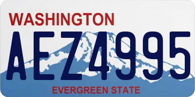 WA license plate AEZ4995