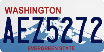 WA license plate AEZ5272