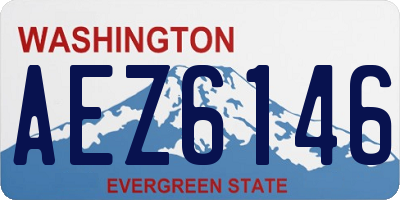 WA license plate AEZ6146