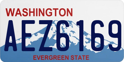 WA license plate AEZ6169