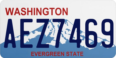 WA license plate AEZ7469