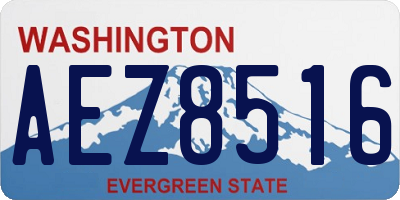 WA license plate AEZ8516