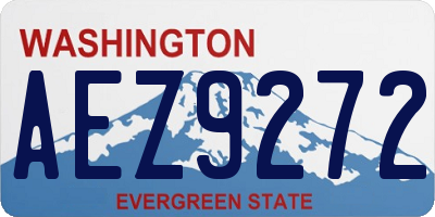 WA license plate AEZ9272
