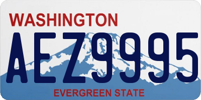 WA license plate AEZ9995