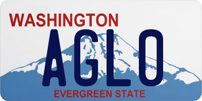 WA license plate AGL0