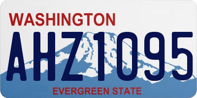 WA license plate AHZ1095